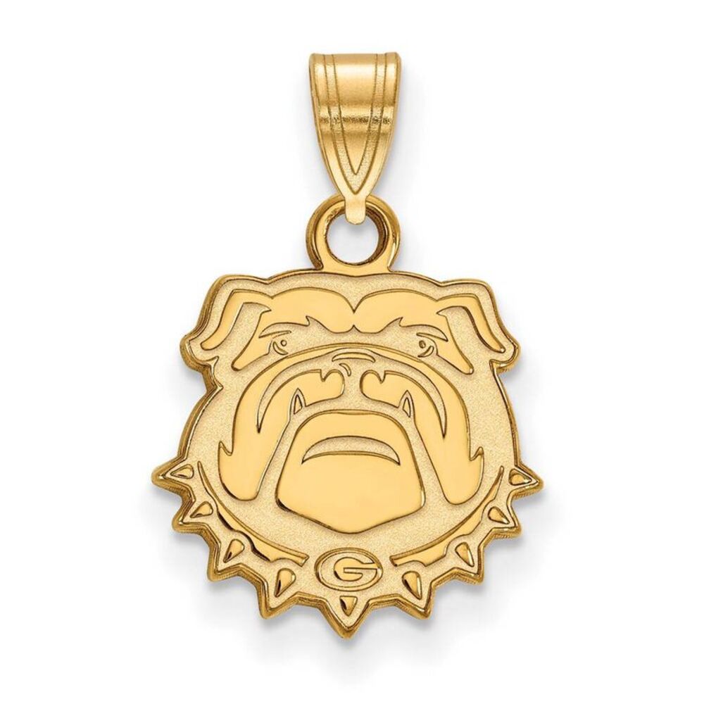 10k Yellow Gold U. of Georgia Small Bulldog Pendant
